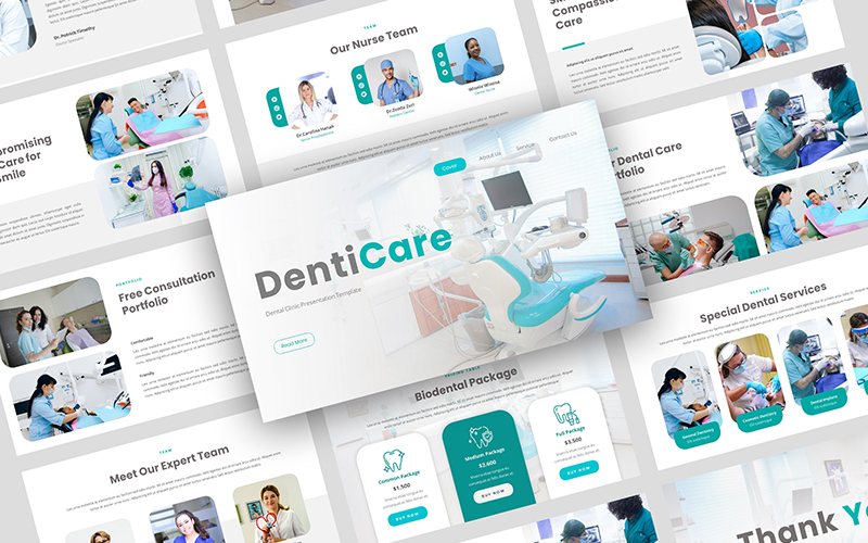 DentiCare-Dental Clinic Keynote Template