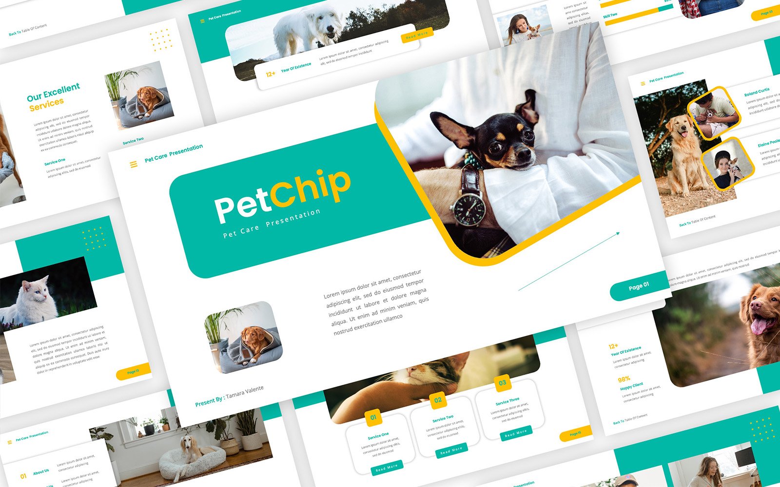 PetChip - Pet Care Keynote Template