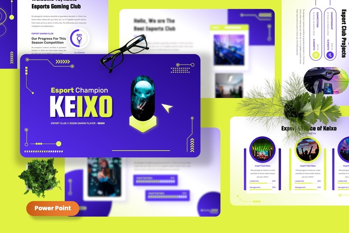 Keixo - Esport Champion Powerpoint Templates