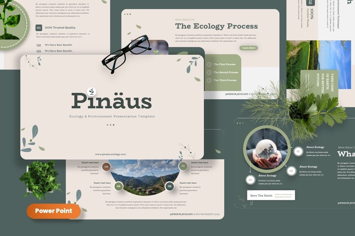 Pinaus - Ecology & Environment Powerpoint Template