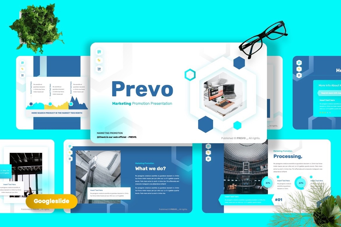 Prevo - Marketing Googleslide Templates