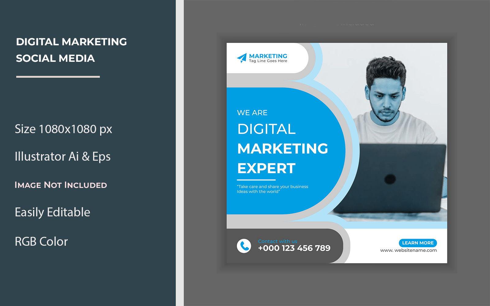 A Digital Marketing Social Media Template