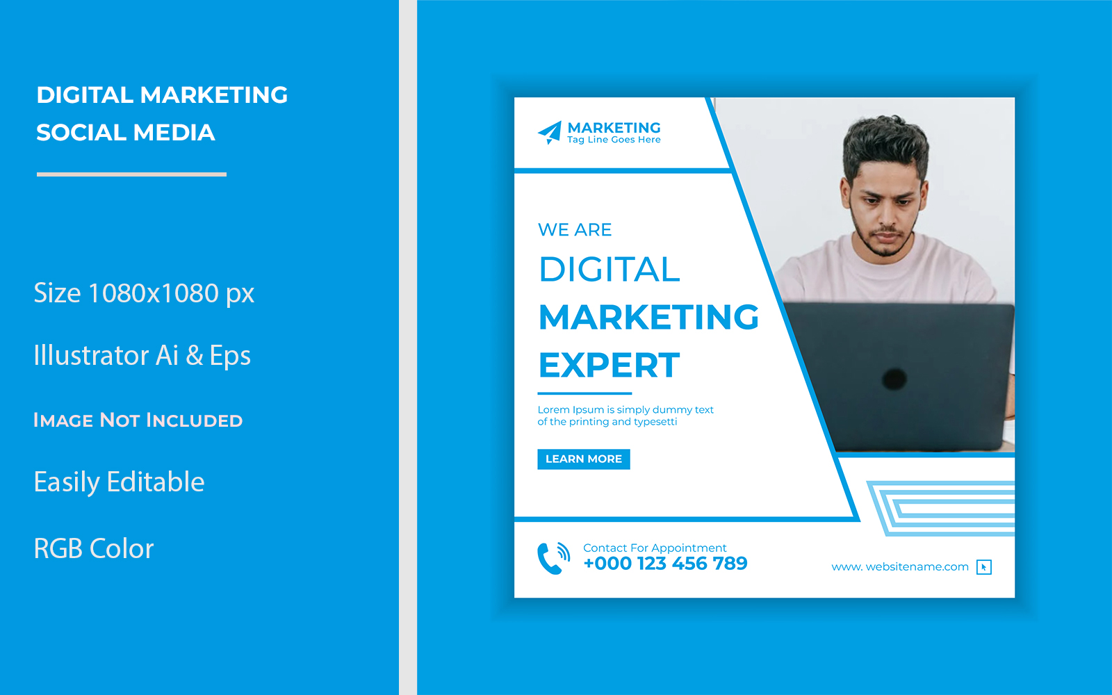 Digital Marketing Agency on Social Media Template