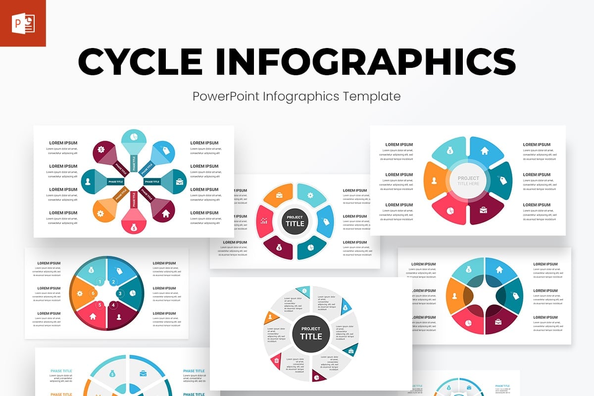 Cycle Infographics PowerPoint Template