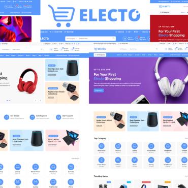 Ecommerce Electronics Responsive Website Templates 360926