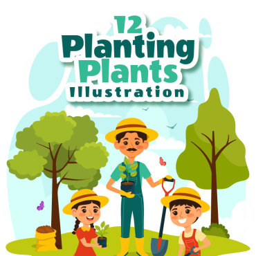 <a class=ContentLinkGreen href=/fr/kits_graphiques_templates_illustrations.html>Illustrations</a></font> plantes plante 360951