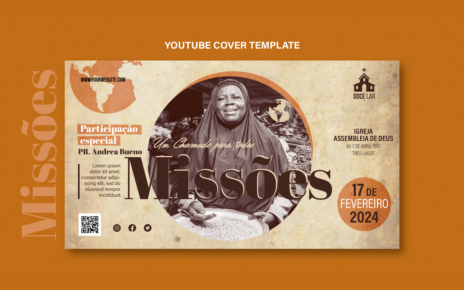 Missoes Social Media Cover Template