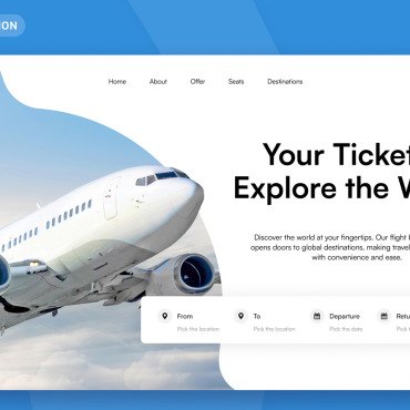 Booking Airline UI Elements 360965