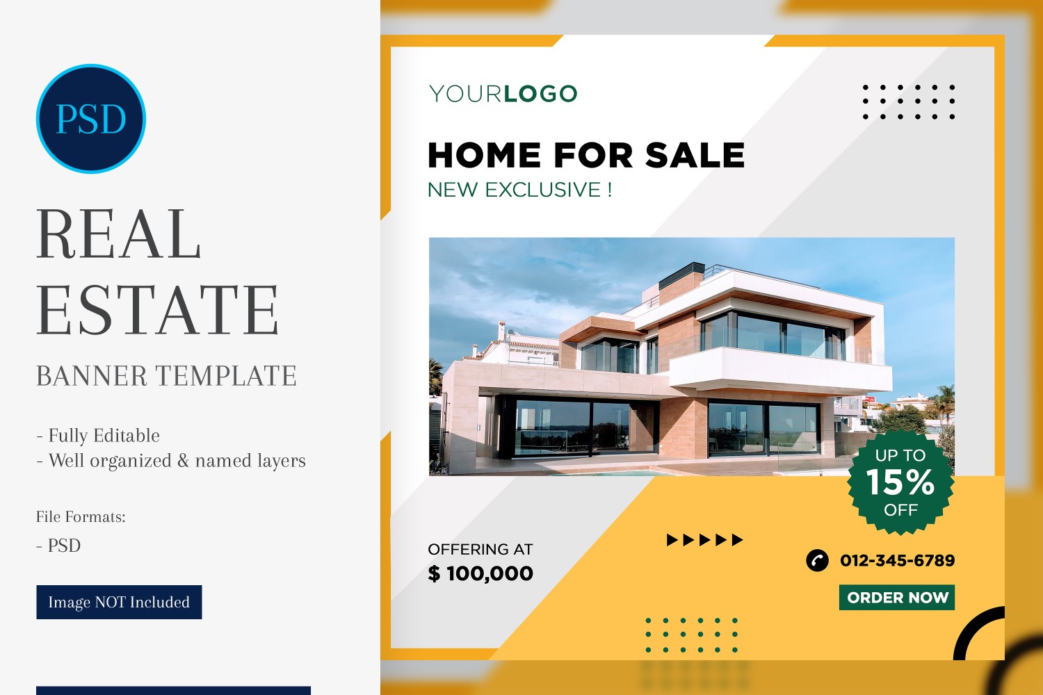 Real Estate Social Media Banner Post Design Template 05