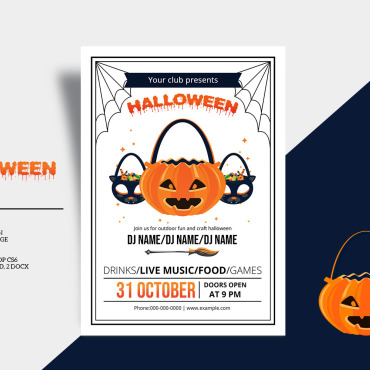 Flyer Halloween Corporate Identity 361069