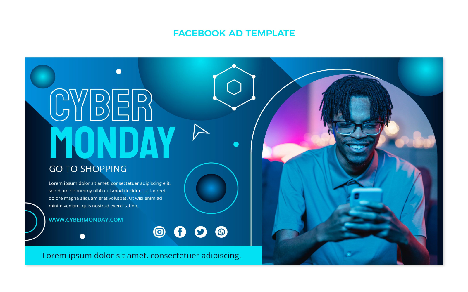 Cyber Monday Social Media Template