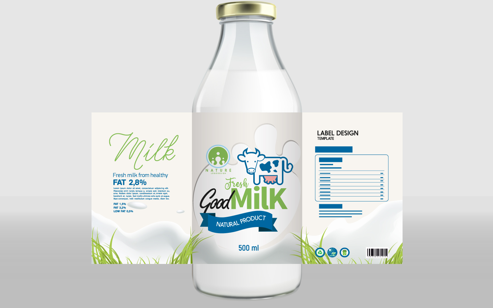 milk carton design