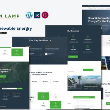 Green Renewable WordPress Themes 361331