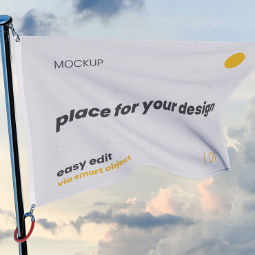 Flag Waving Product Mockups 361433