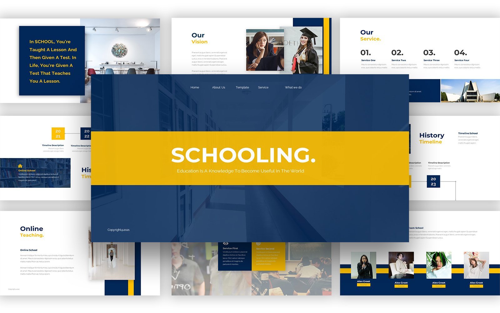 Schooling Presentation Keynote Template