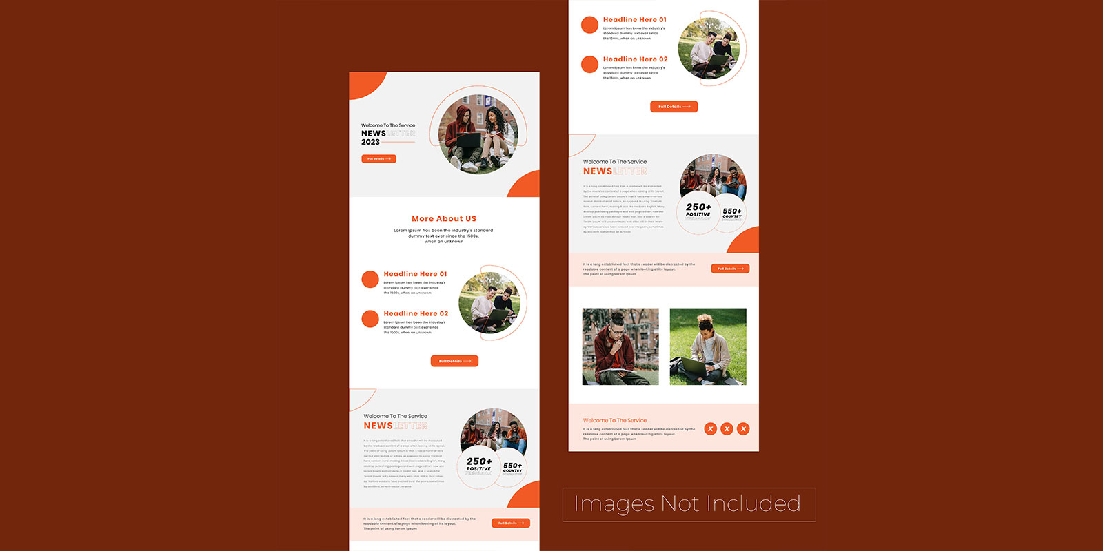 Email Marketing concept page or one page