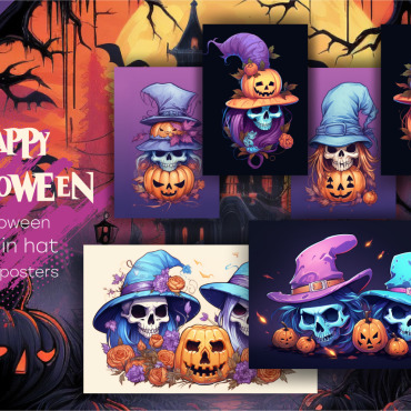 Halloween Posters Illustrations Templates 361683