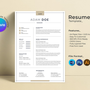 Template Resume Resume Templates 361713