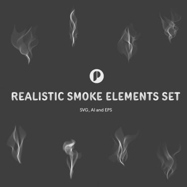 Realistic Smoke Illustrations Templates 361735