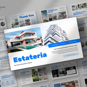 Agent Apartment PowerPoint Templates 361742