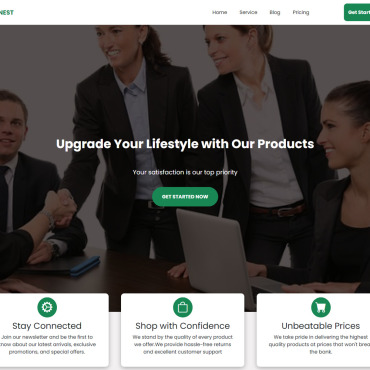 Bootstrap Business Landing Page Templates 361803