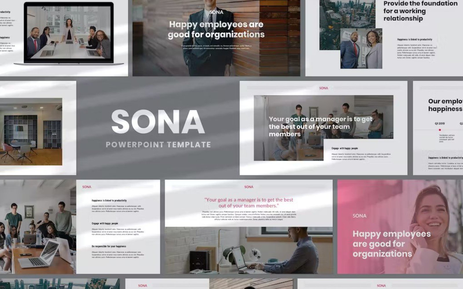 Sona - Minimal Powerpoint Template