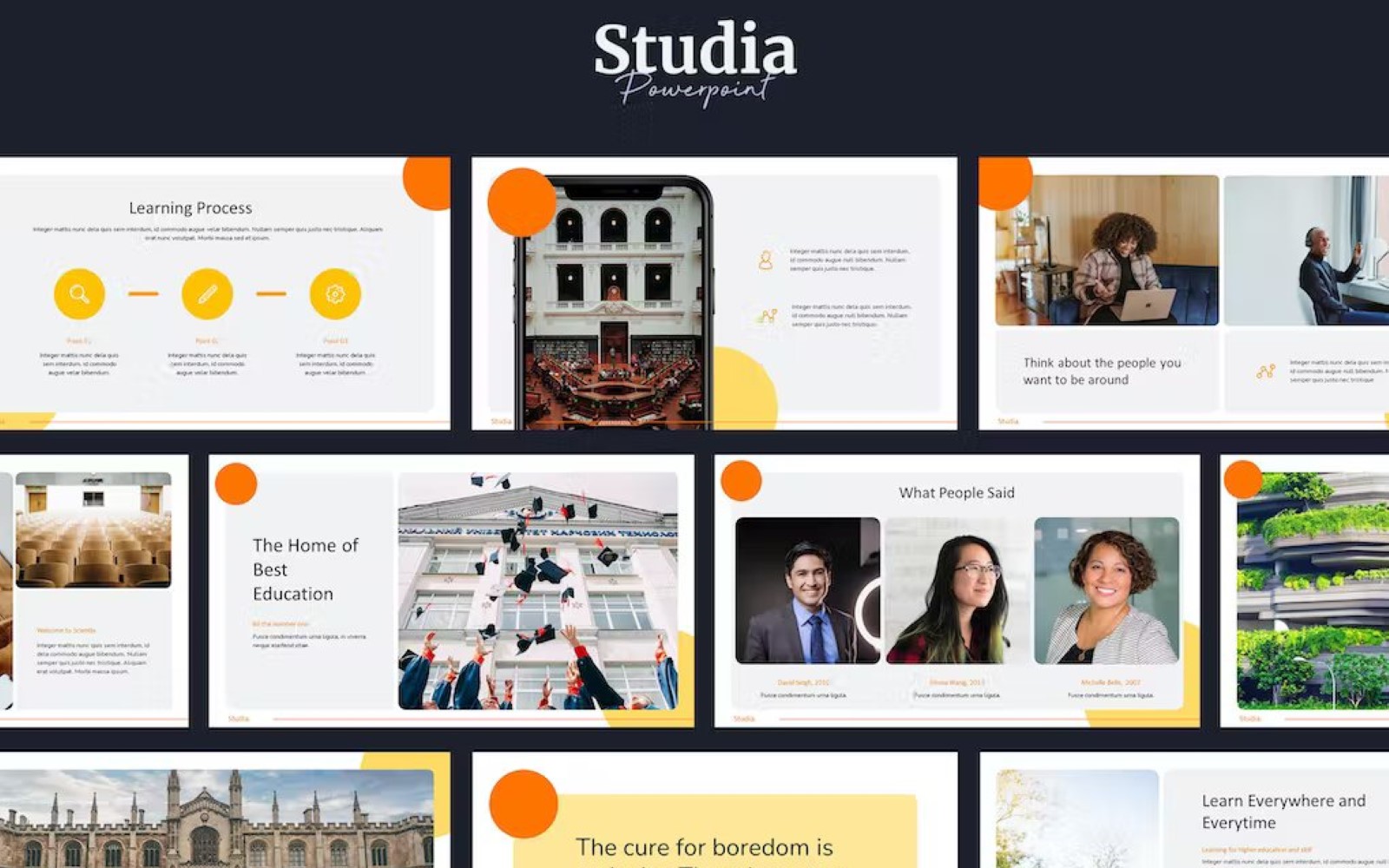 Studia Education Powerpoint Template