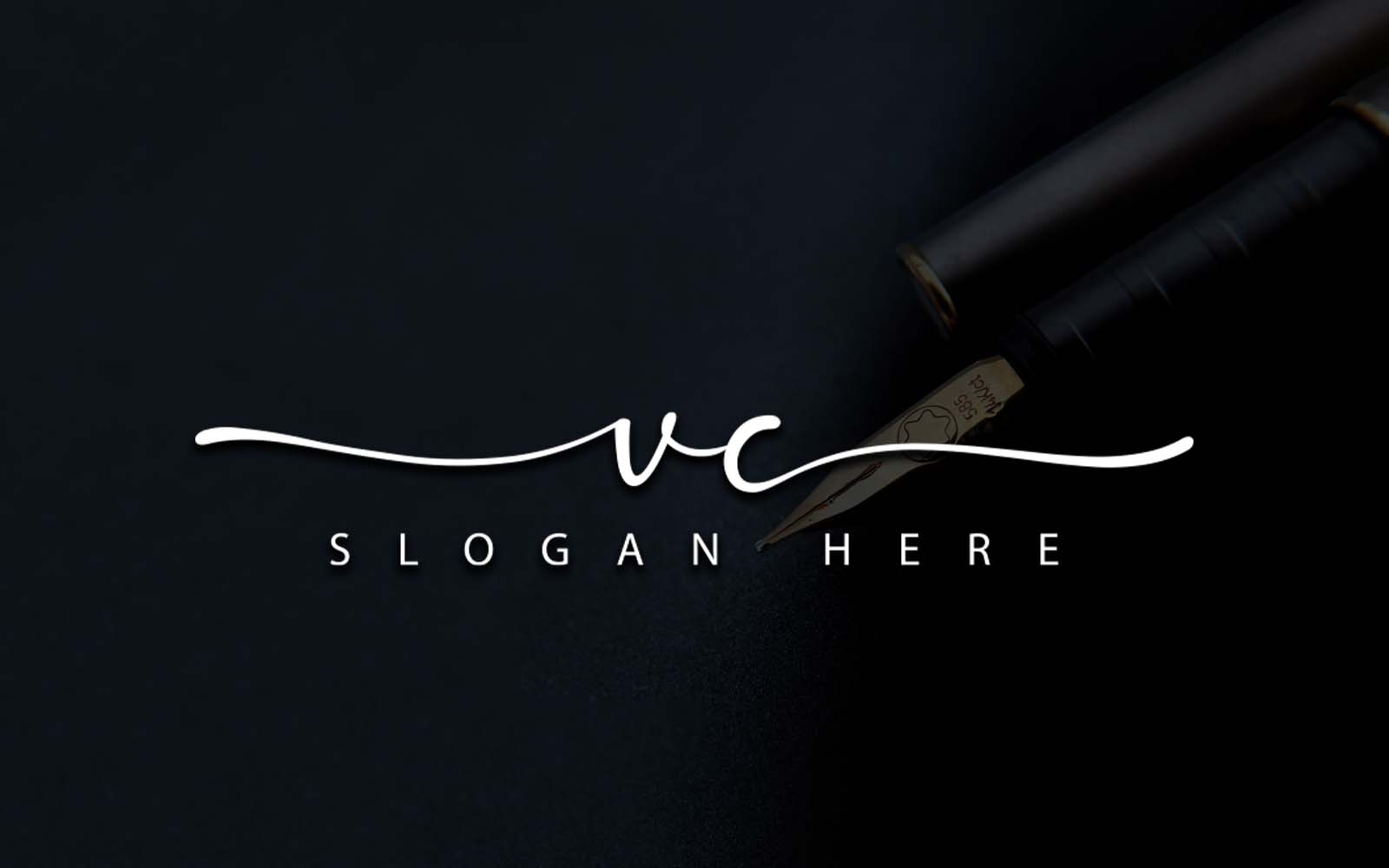 Creative Photography VC Letter Logo Design