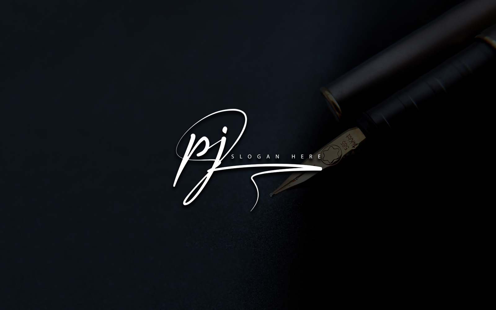 Initial PJ Letter Logo Design Modern Typography Vector, 44% OFF