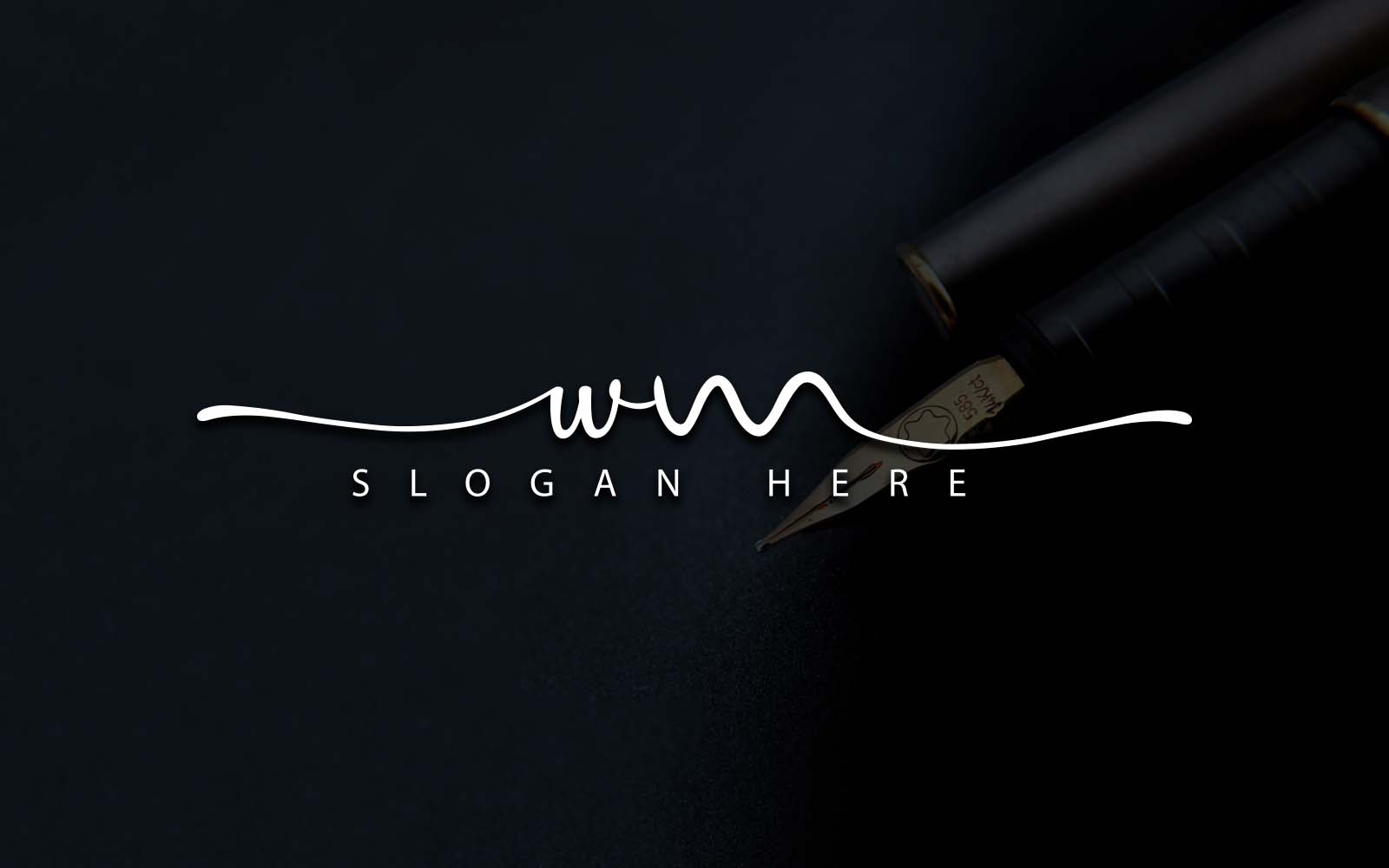 Creative Photography WM Letter Logo Design