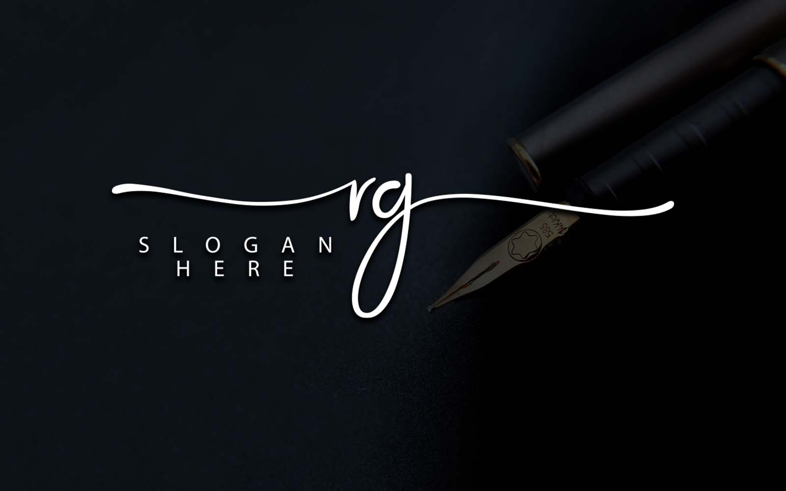 Creative Photography RG Letter Logo Design