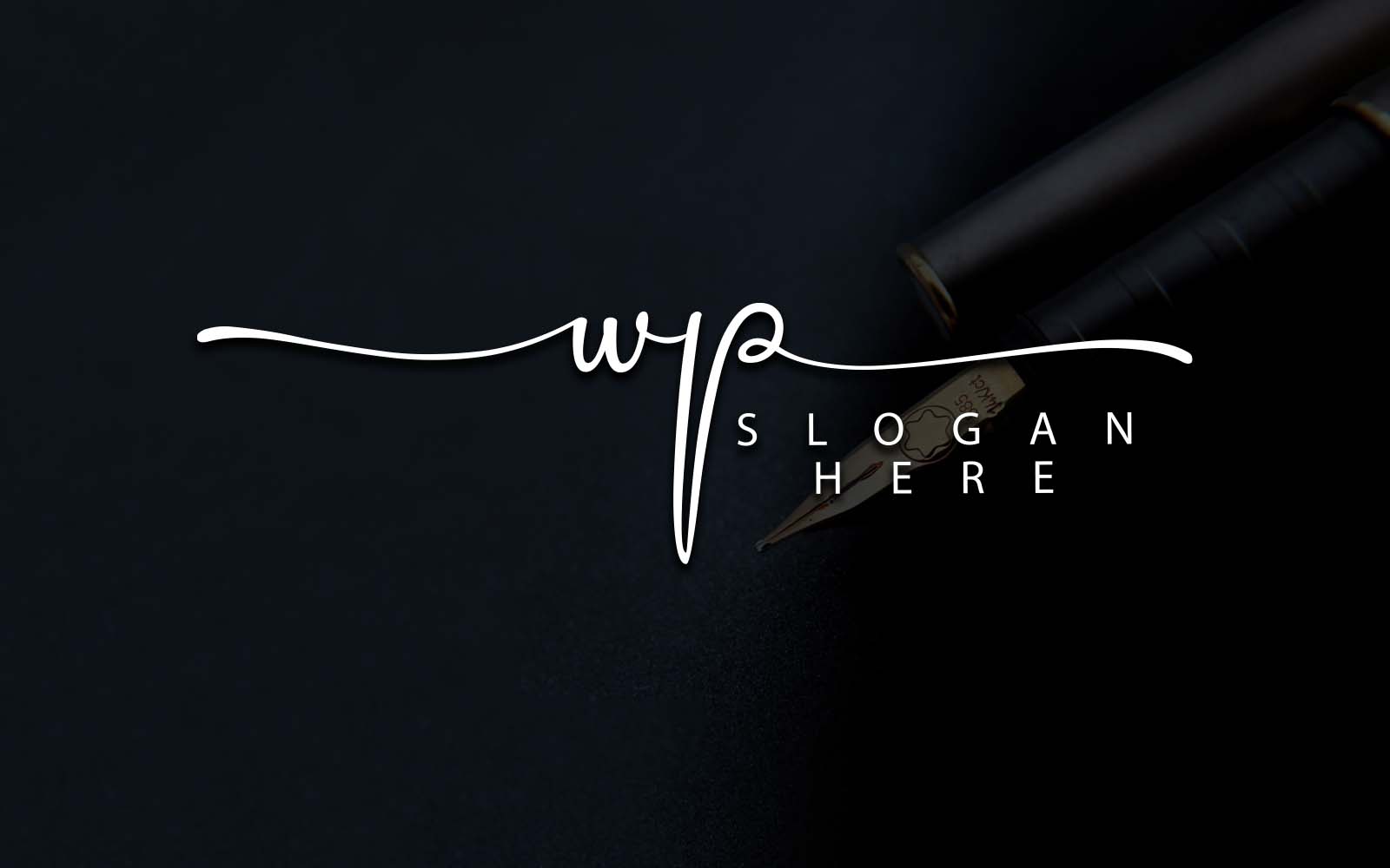 Creative Photography WP Letter Logo Design