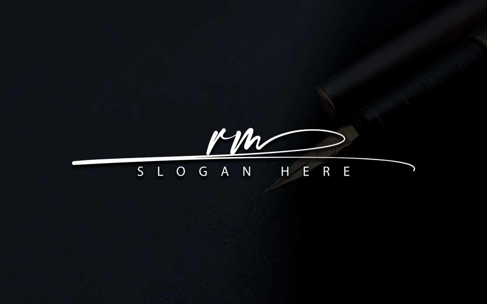 Creative Photography RM Letter Logo Design