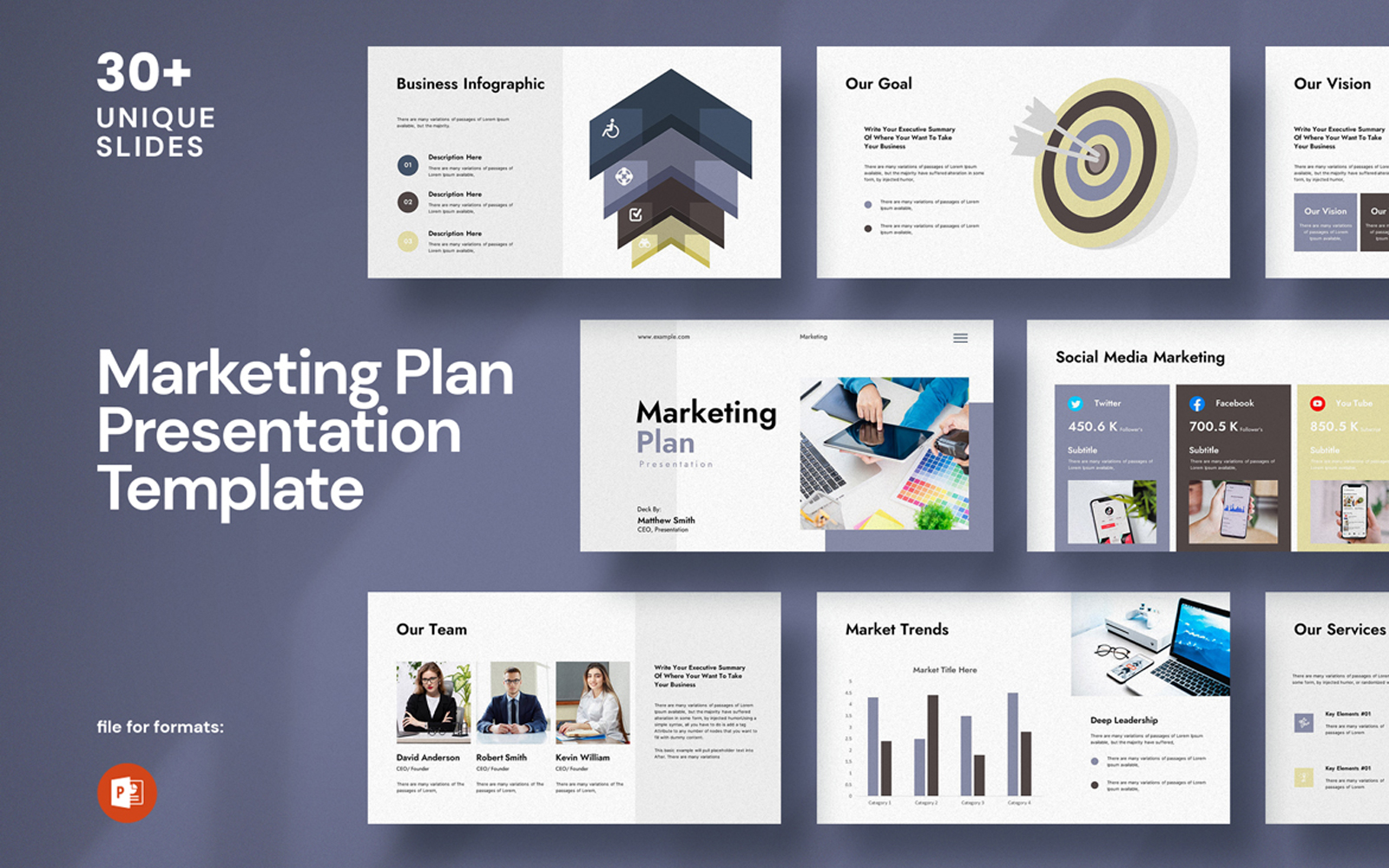 Marketing Layout Presentation Template