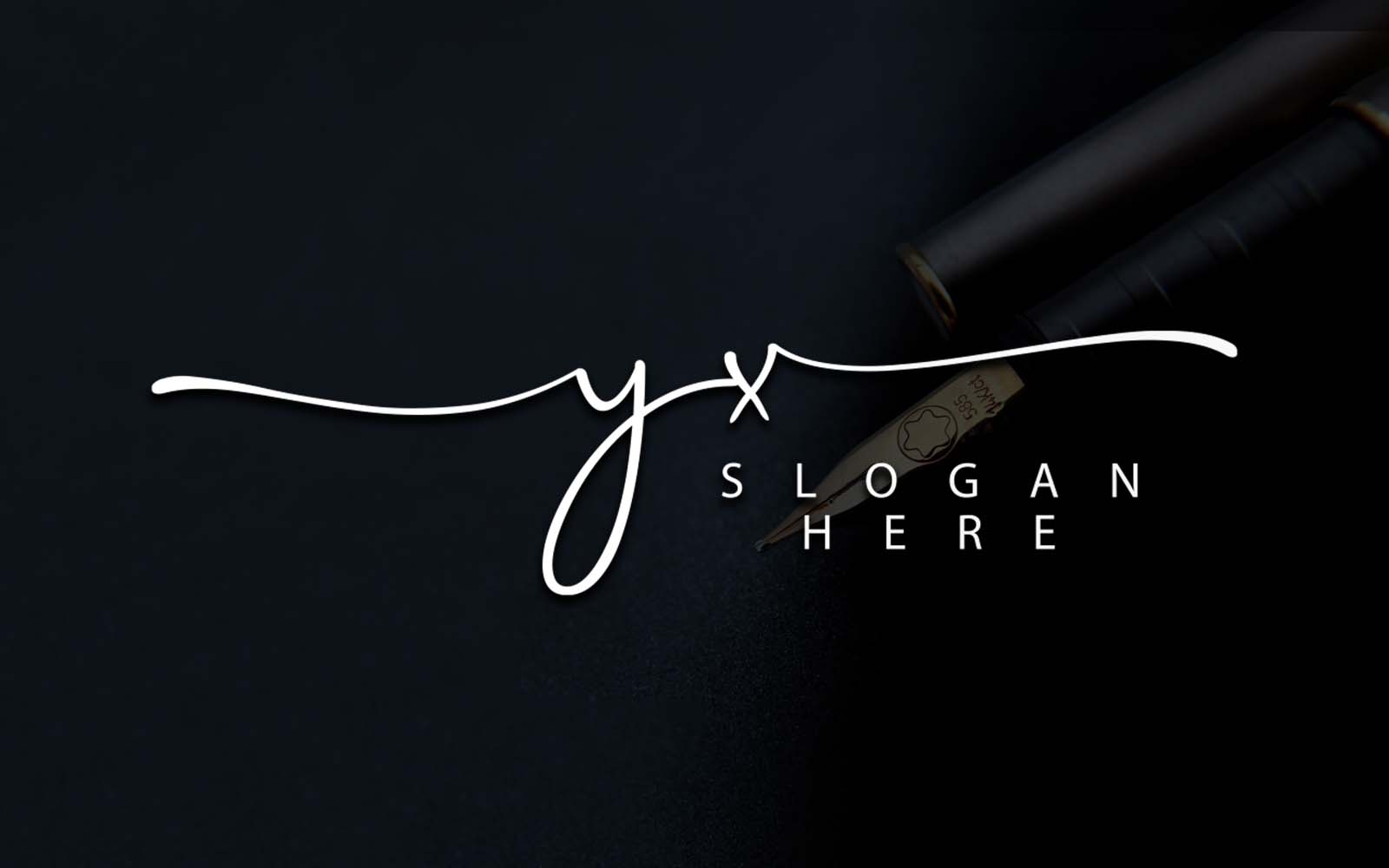 Creative Photography YX Letter Logo Design