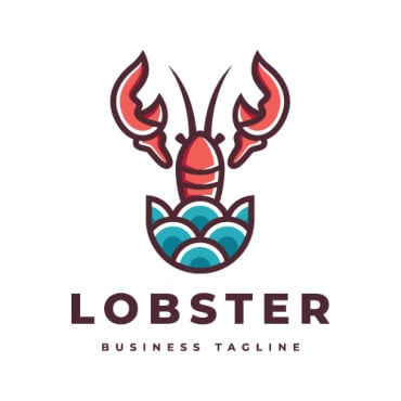 Lobster Red Logo Templates 362290