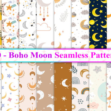 Boho Moon Patterns 362320