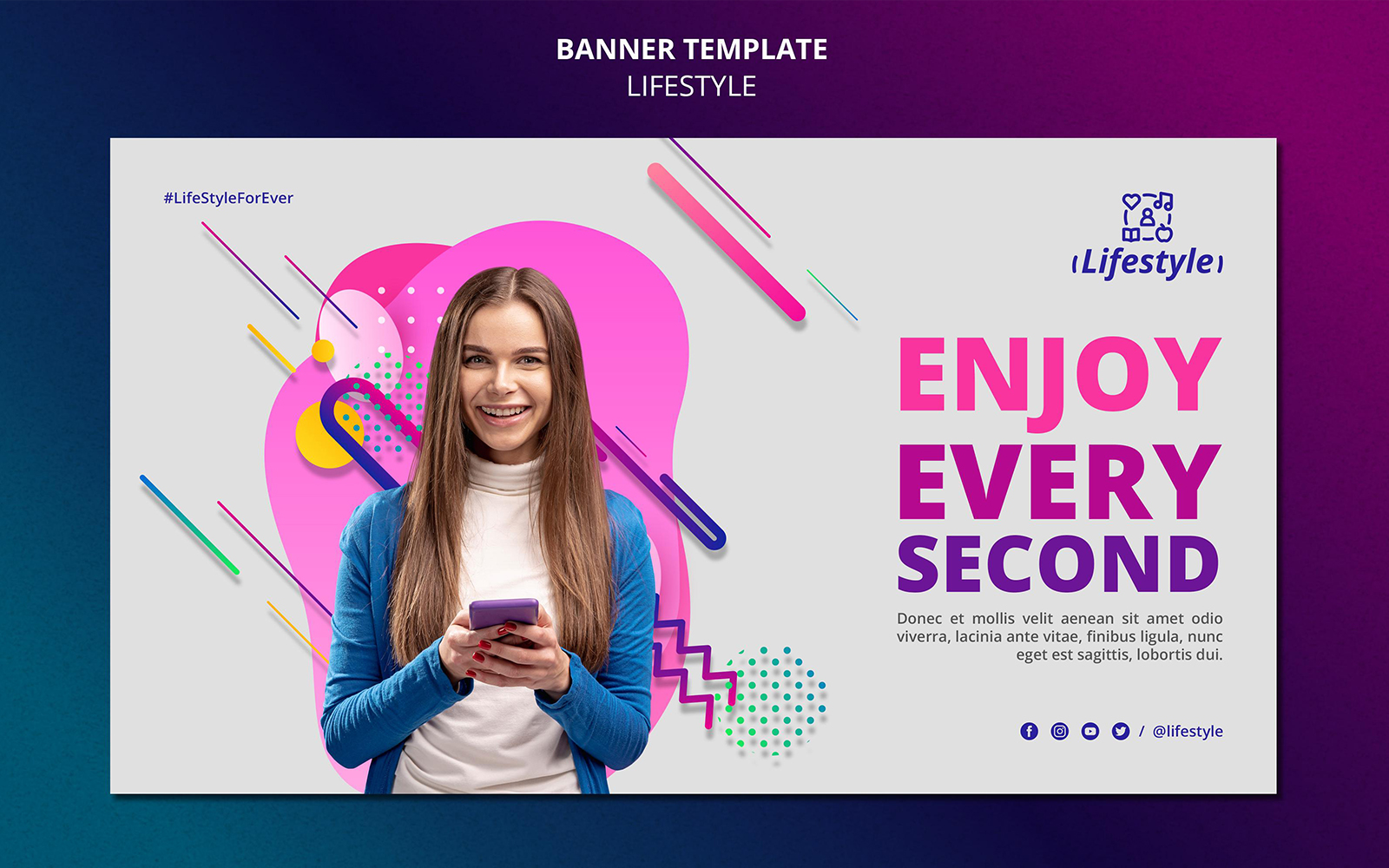 Lifestyle Social Media Banner Cover Template