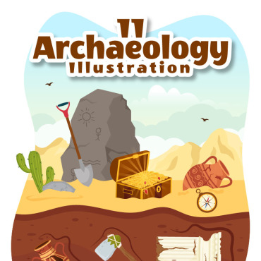 Archaeology Ancient Illustrations Templates 362449