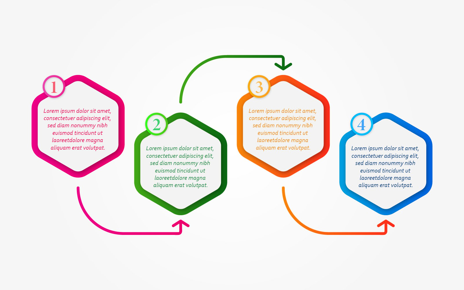 Timeline infographic design with 4 elements scheme templates