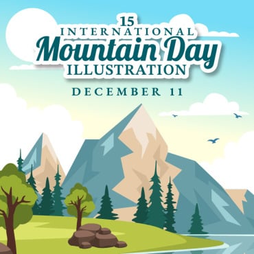 Mountain Day Illustrations Templates 362525