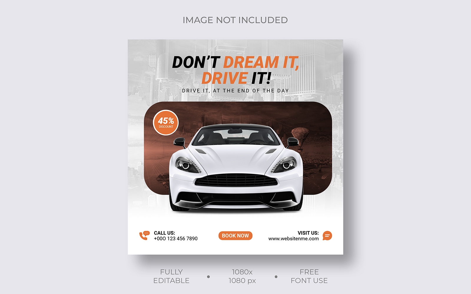 Luxury Car Social Media Post Templates