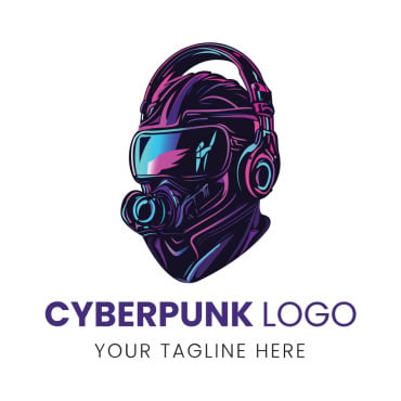 Vr Cyberpunk Logo Templates 362641