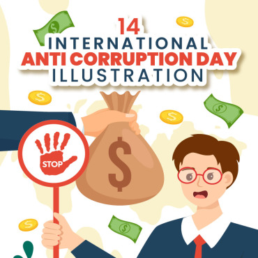 Corruption Day Illustrations Templates 362697