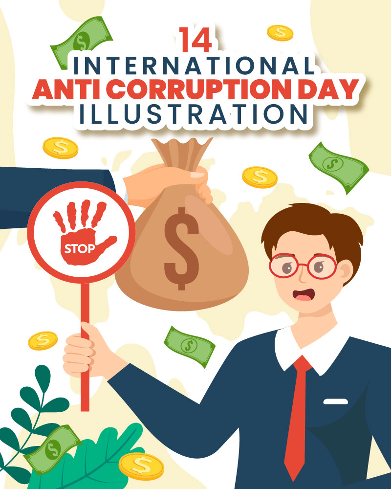 Design Banner International Anti-corruption Day, 9 December, Poster Anti  Corruption Illustration for Printing Stock Vector - Illustration of  corporate, corrupted: 181600253