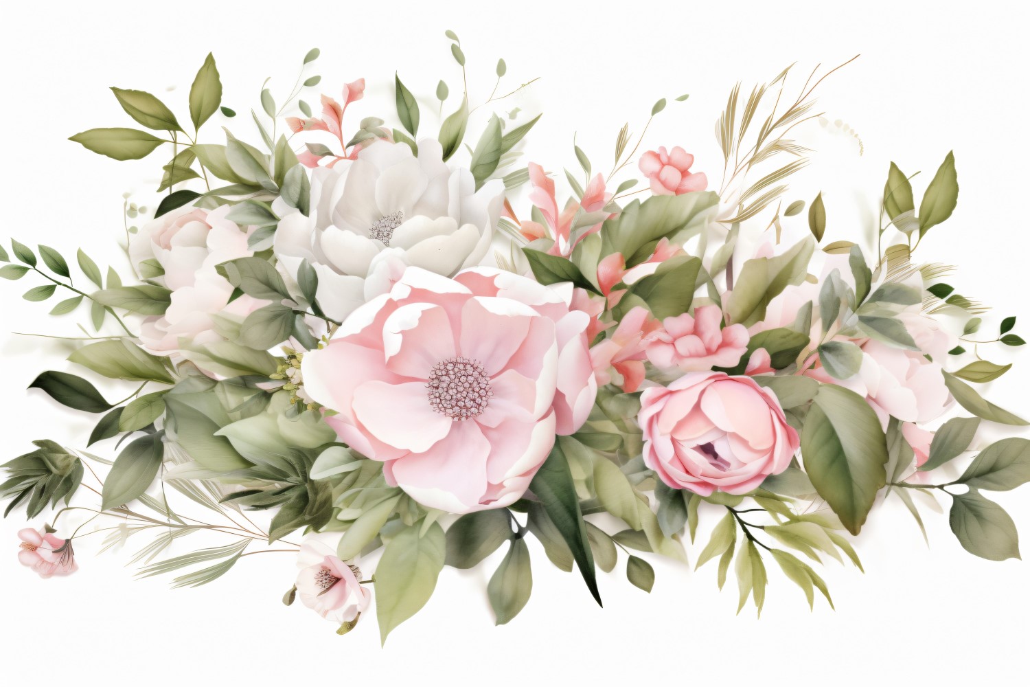 Watercolor Floral Background 13