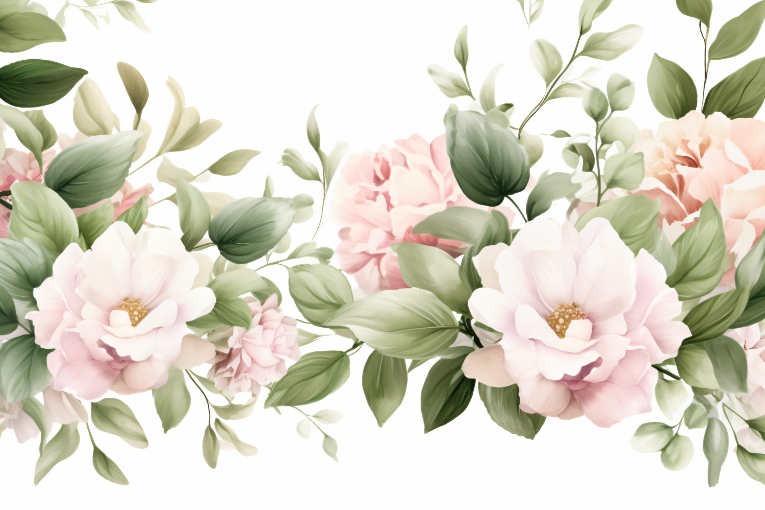 Watercolor Floral Background 17