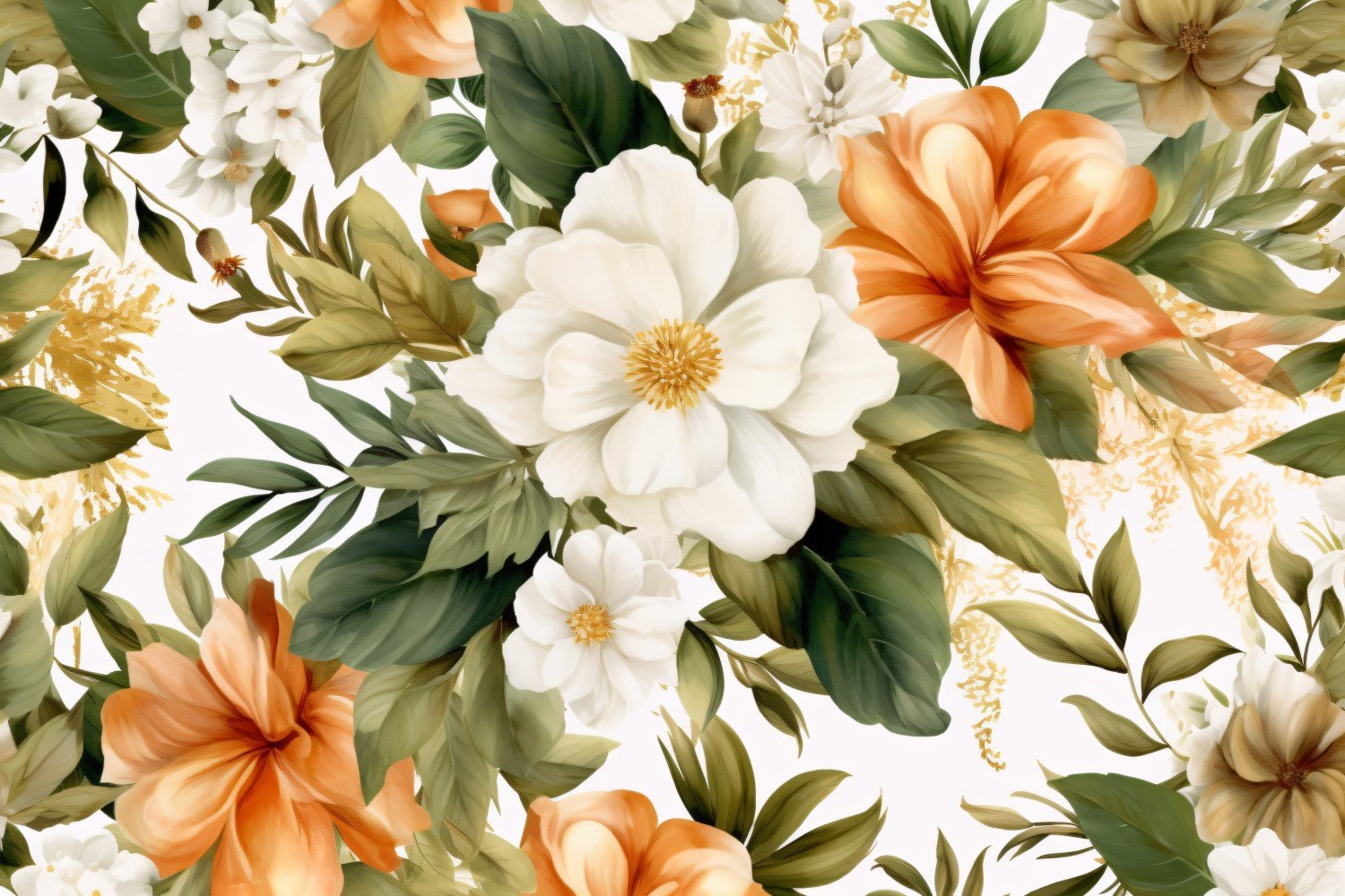 Watercolor Floral Background 28