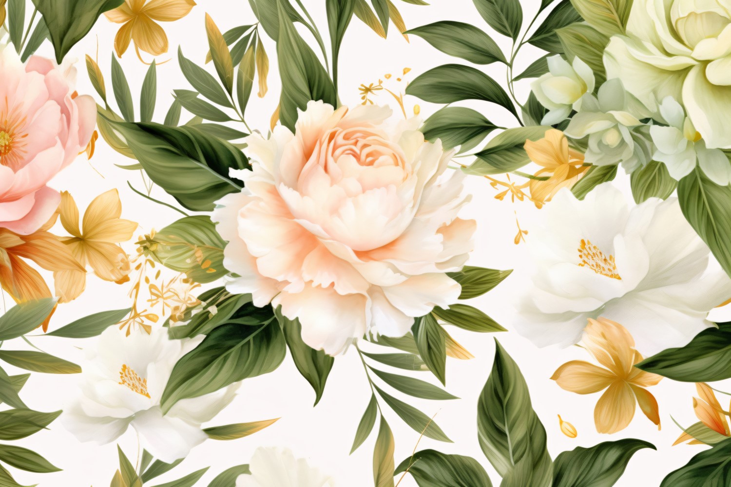 Watercolor Floral Background 43