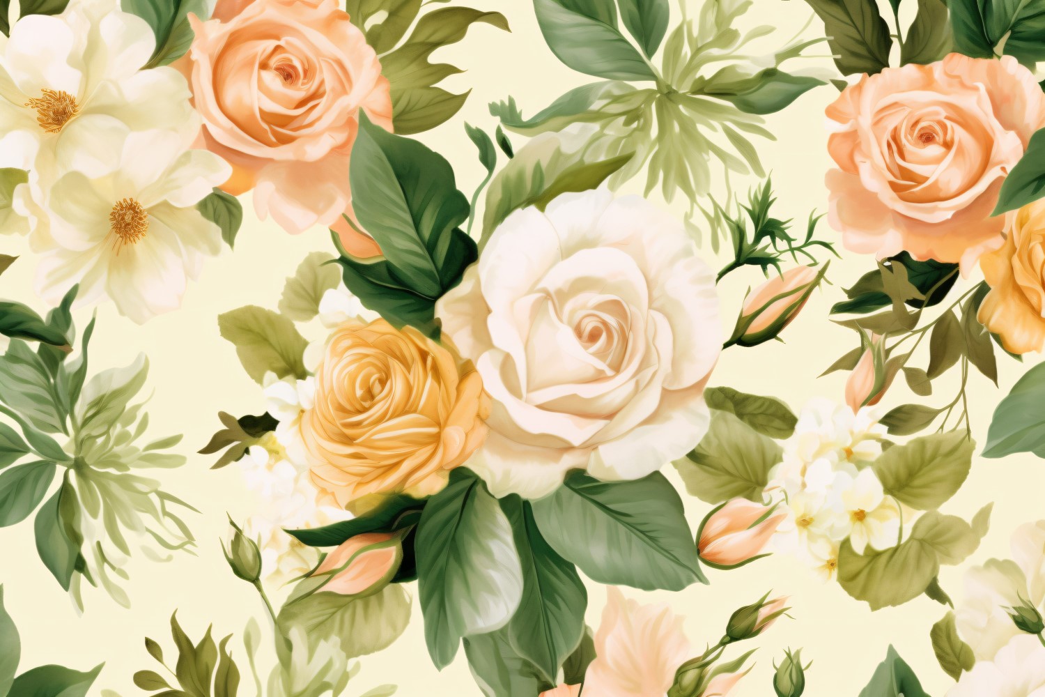 Watercolor flowers wreath Background 46